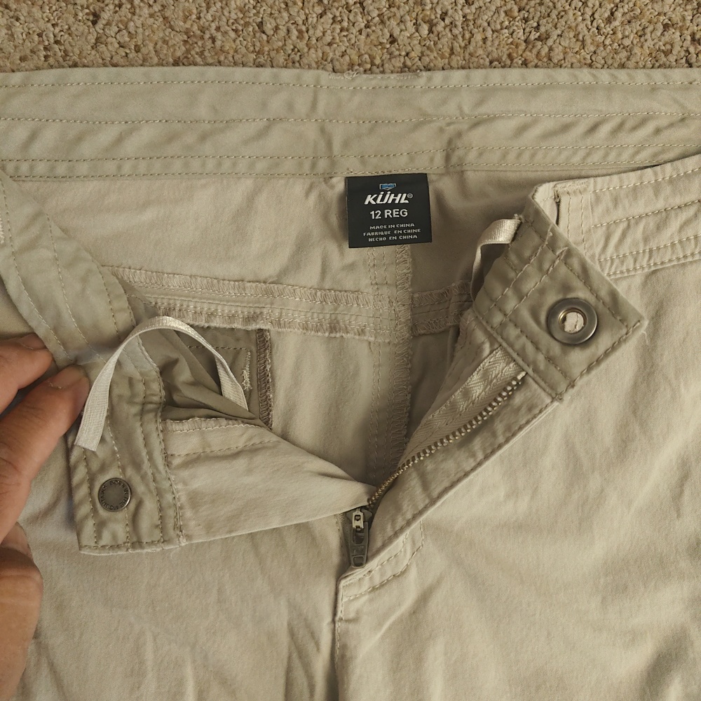 Kuhl Pants Womens 12 REG Beige 6279 Hiking Convertible Outdoor Spire Rollup - Picture 10 of 16